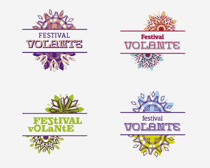 Festival logo tests.